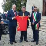 Alberto di Monaco incontra il Presidente della Nazionale Calcio delle Due Sicilie