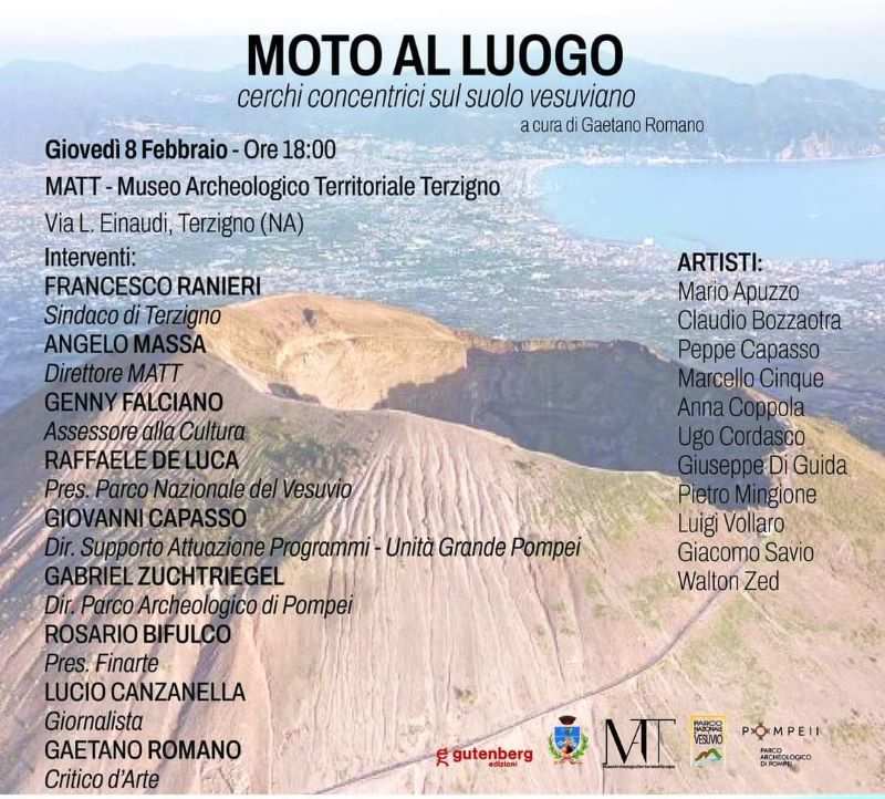 Museo MATT: inaugura la rassegna di arte contemporanea MOTO AL LUOGO, cerchi  concentrici sul suolo vesuviano - Sud Notizie Napoli - Campania -  Basilicata - Molise